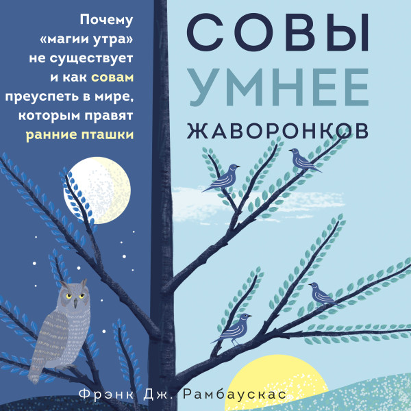 Совы умнее жаворонков. Почему "магии утра" не существует и как совам преуспеть в мире, в котором правят ранние пташки